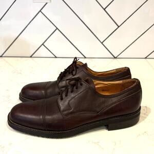 E.T. Wright Oxford Dress Shoes Italian Made leather size 11 M academia career